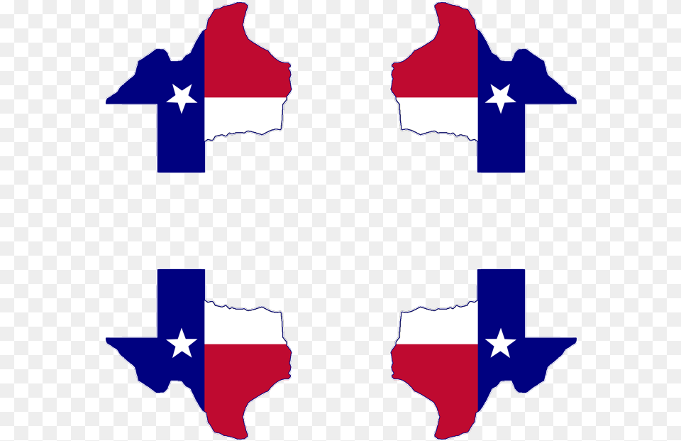 Texas Flag Map Mousepad, Symbol, Cross Png