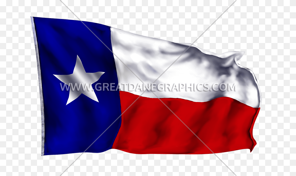 Texas Flag Production Ready Artwork For T Shirt Printing, Chile Flag Free Png