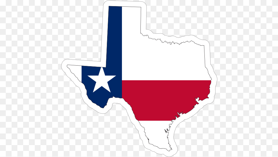 Texas Flag State Sticker Texas Flag, Symbol, Star Symbol, Person Png Image