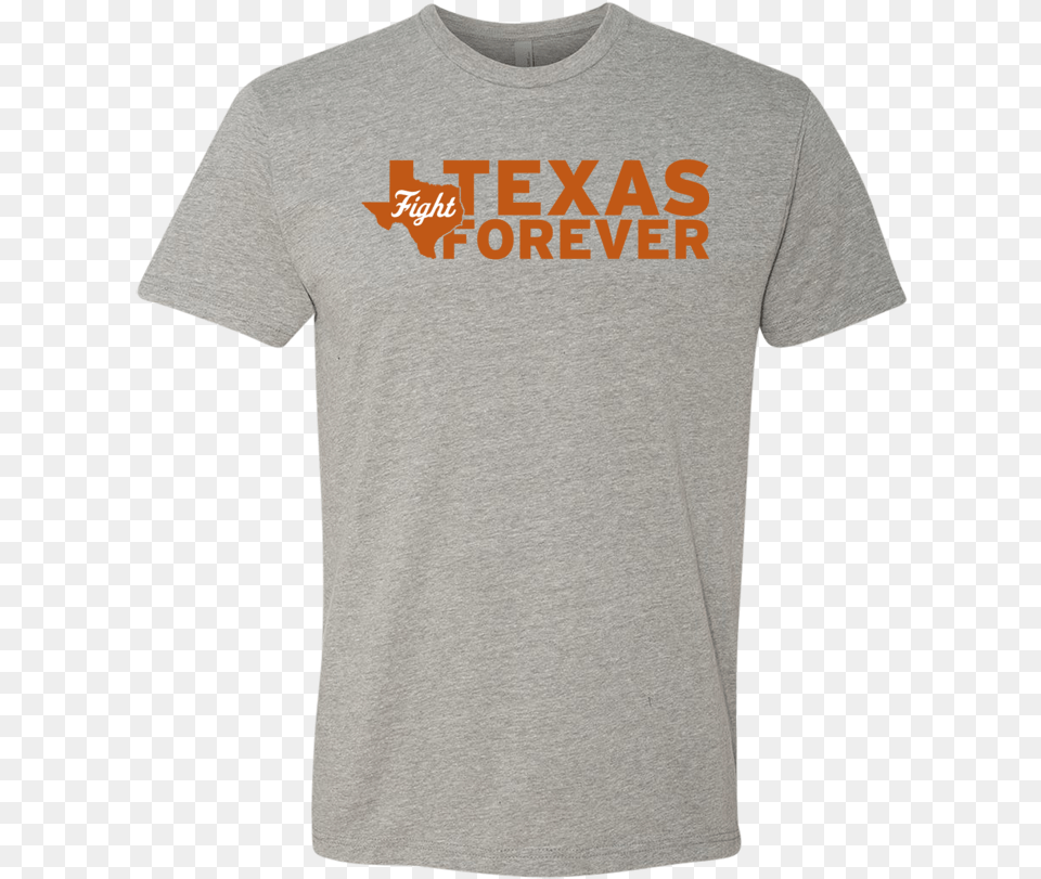 Texas Forever Burn Orange Mens Short Sleeve, Clothing, Shirt, T-shirt Png