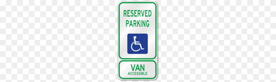Texas Handicap Van Accessible Sign, Symbol, Road Sign Png Image