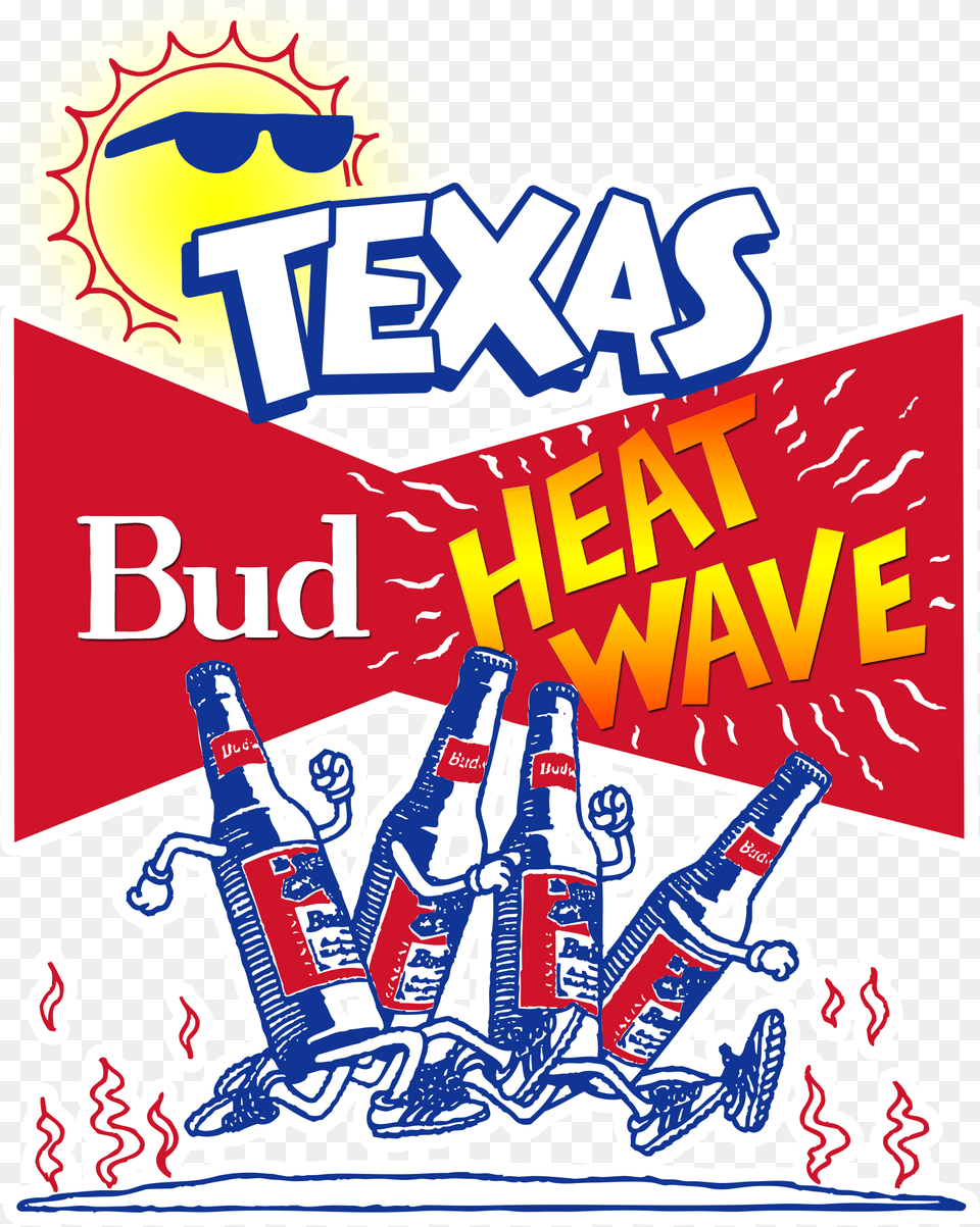 Texas Heat Wave Poster, Advertisement, Sticker, Banner, Text Free Png Download