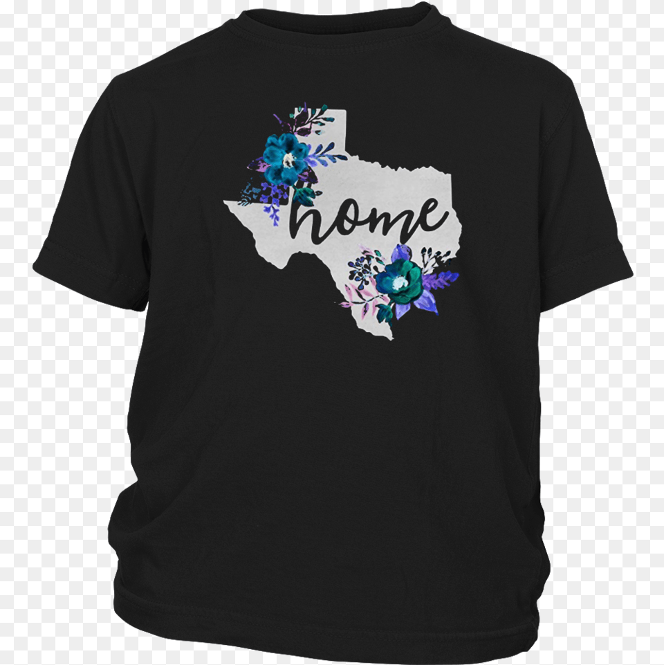 Texas Home Chalkboard Watercolor Flowers State T Shirt Papa Grandpa Grandfather Shirt Father39s Day 2017, Clothing, T-shirt Free Transparent Png