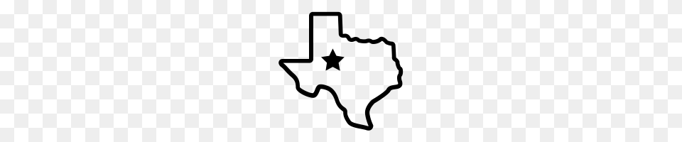 Texas Icons Noun Project, Gray Free Png