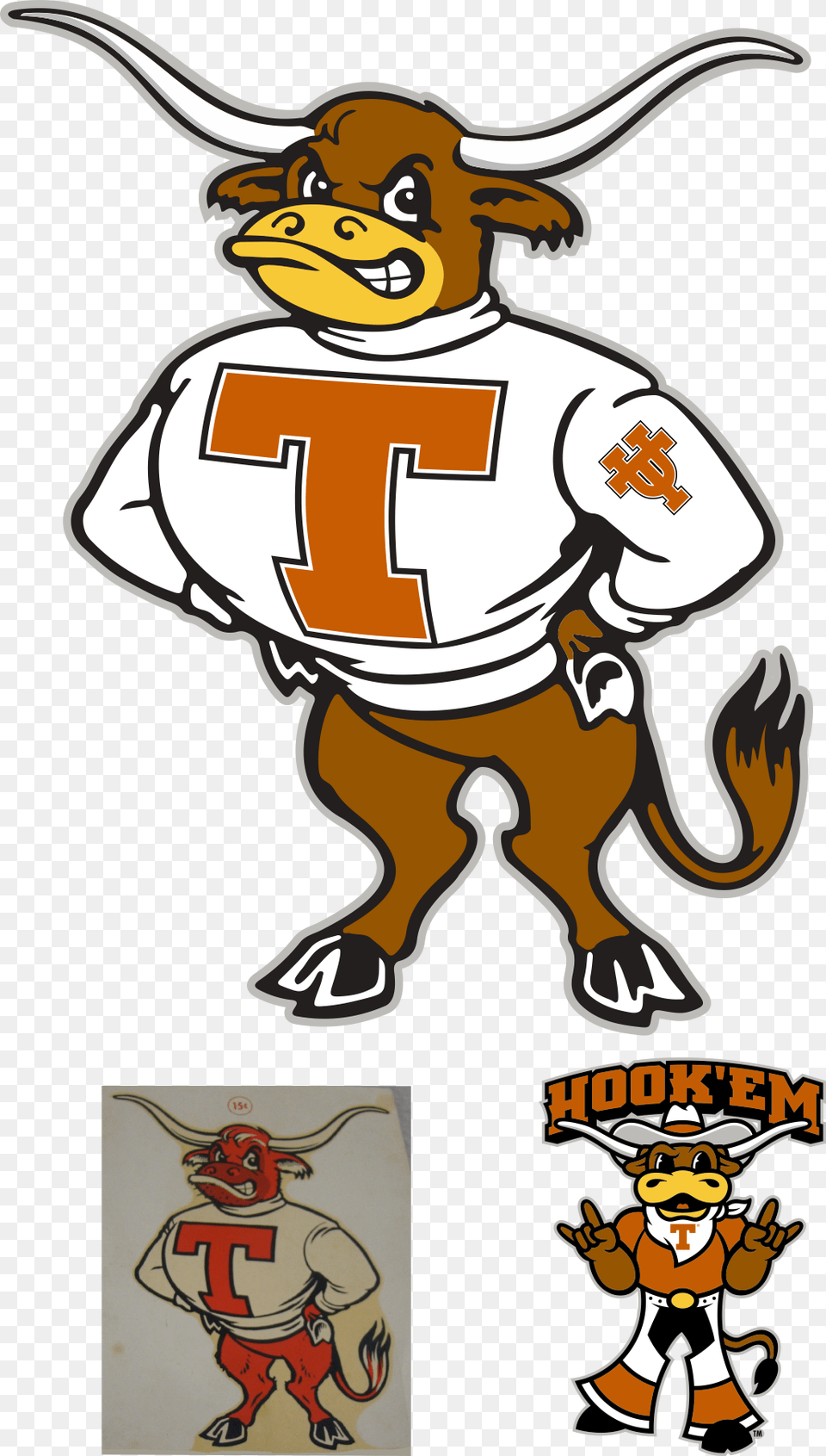 Texas Longhorns Logo, Mascot, Baby, Person, Book Png Image