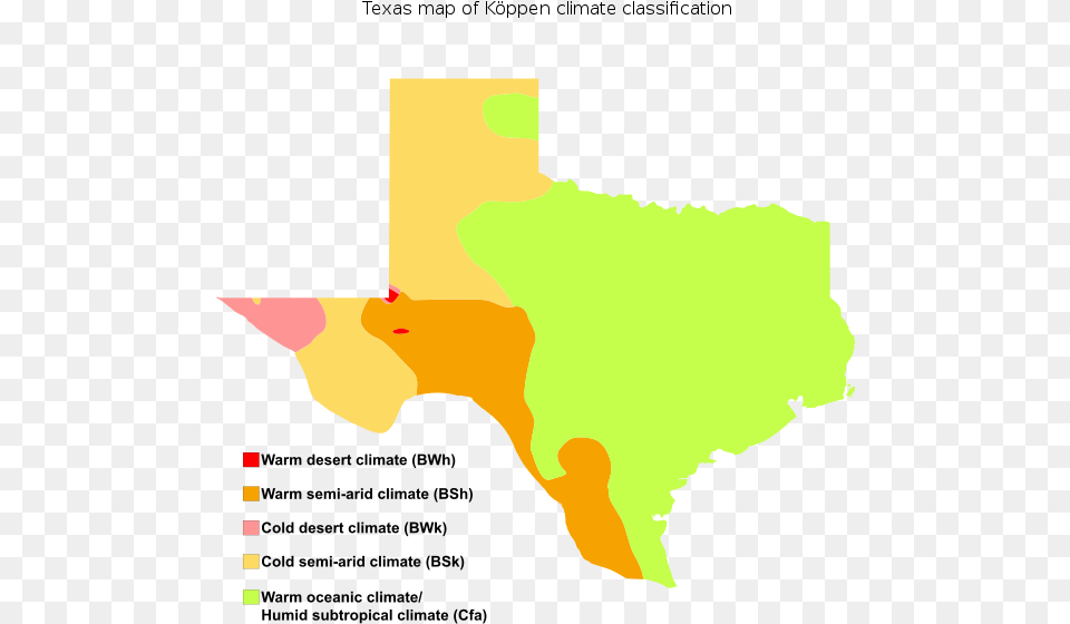 Texas Map Of Kppen Climate Classification Texas Desert Map, Chart, Plot, Atlas, Diagram Free Png