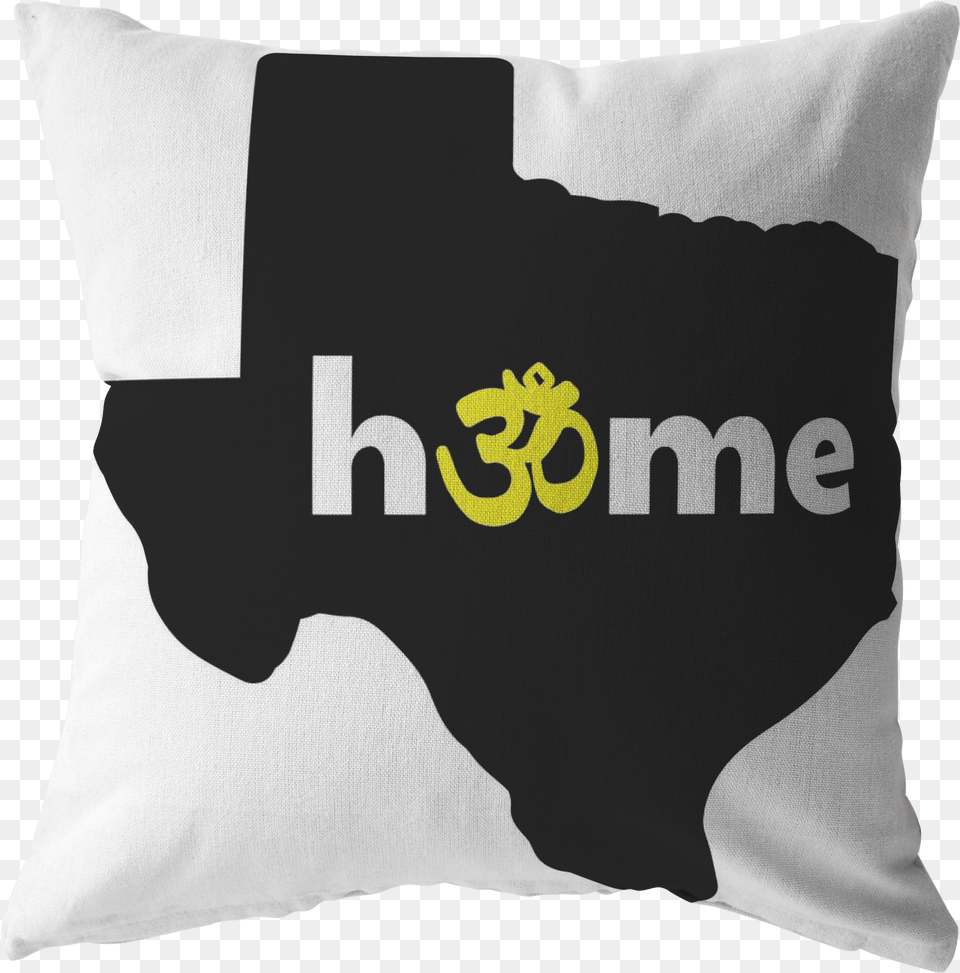Texas Om Pillow Pillow, Cushion, Home Decor, Clothing, T-shirt Png Image