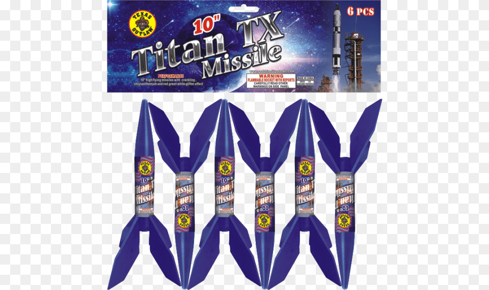 Texas Outlaw Fireworks, Rocket, Weapon Png Image