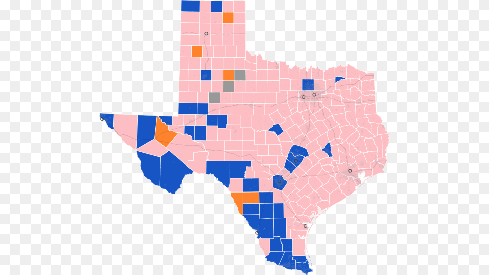 Texas Primary Results 2020 Map, Chart, Plot, Atlas, Diagram Png