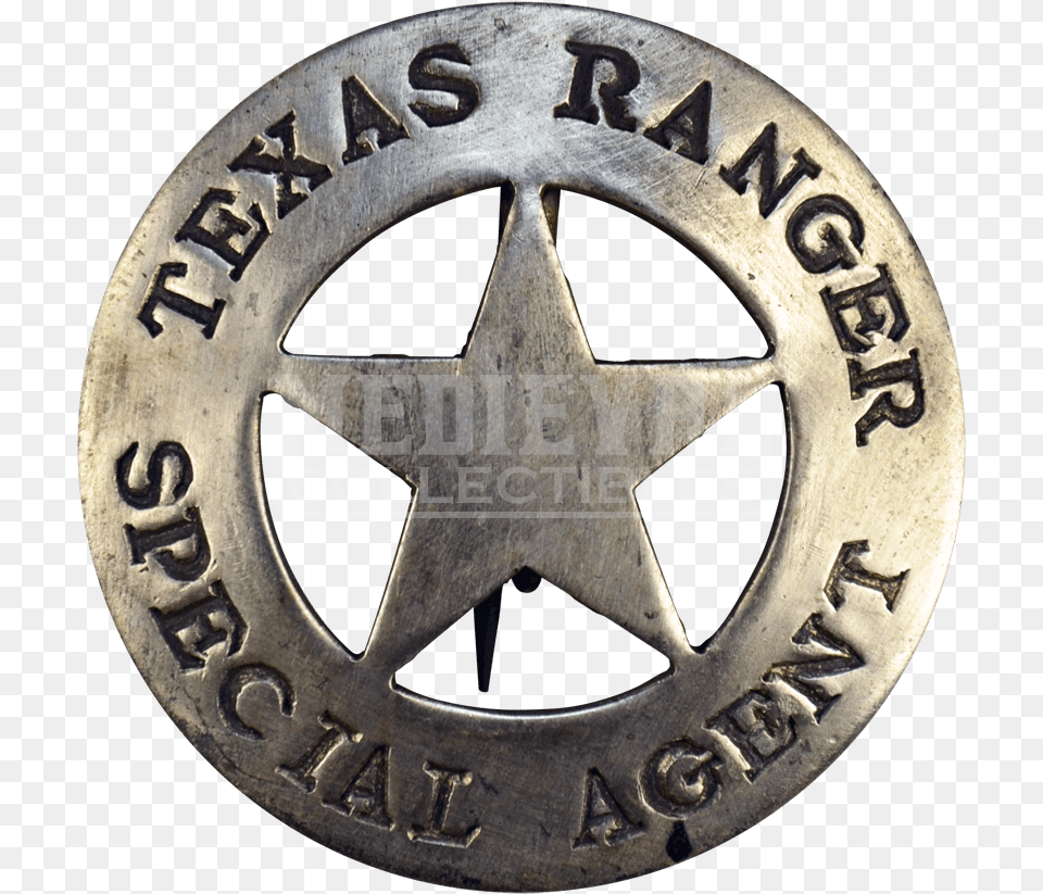 Texas Ranger Special Agent Badge Texas, Logo, Machine, Symbol, Wheel Free Png Download