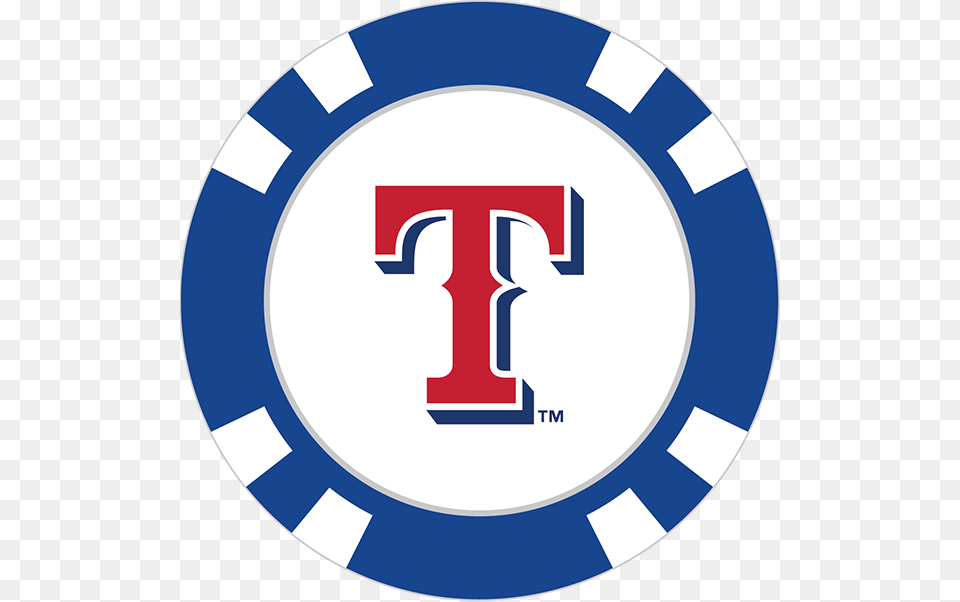 Texas Rangers Poker Chip Ball Marker Free Png