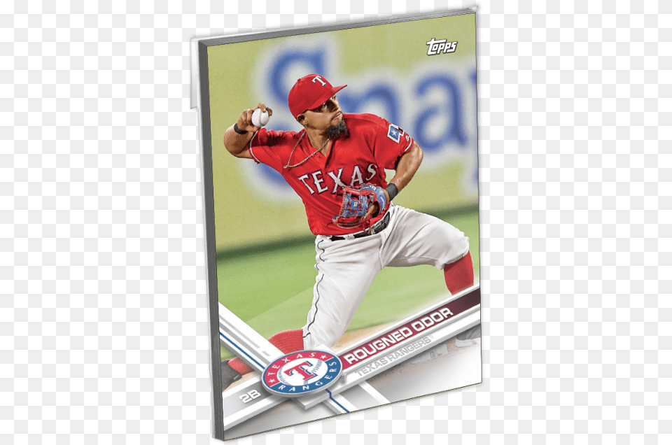 Texas Rangers Texas Rangers Team Set Baseball Trading Cards, Clothing, People, Baseball Glove, Person Free Png Download