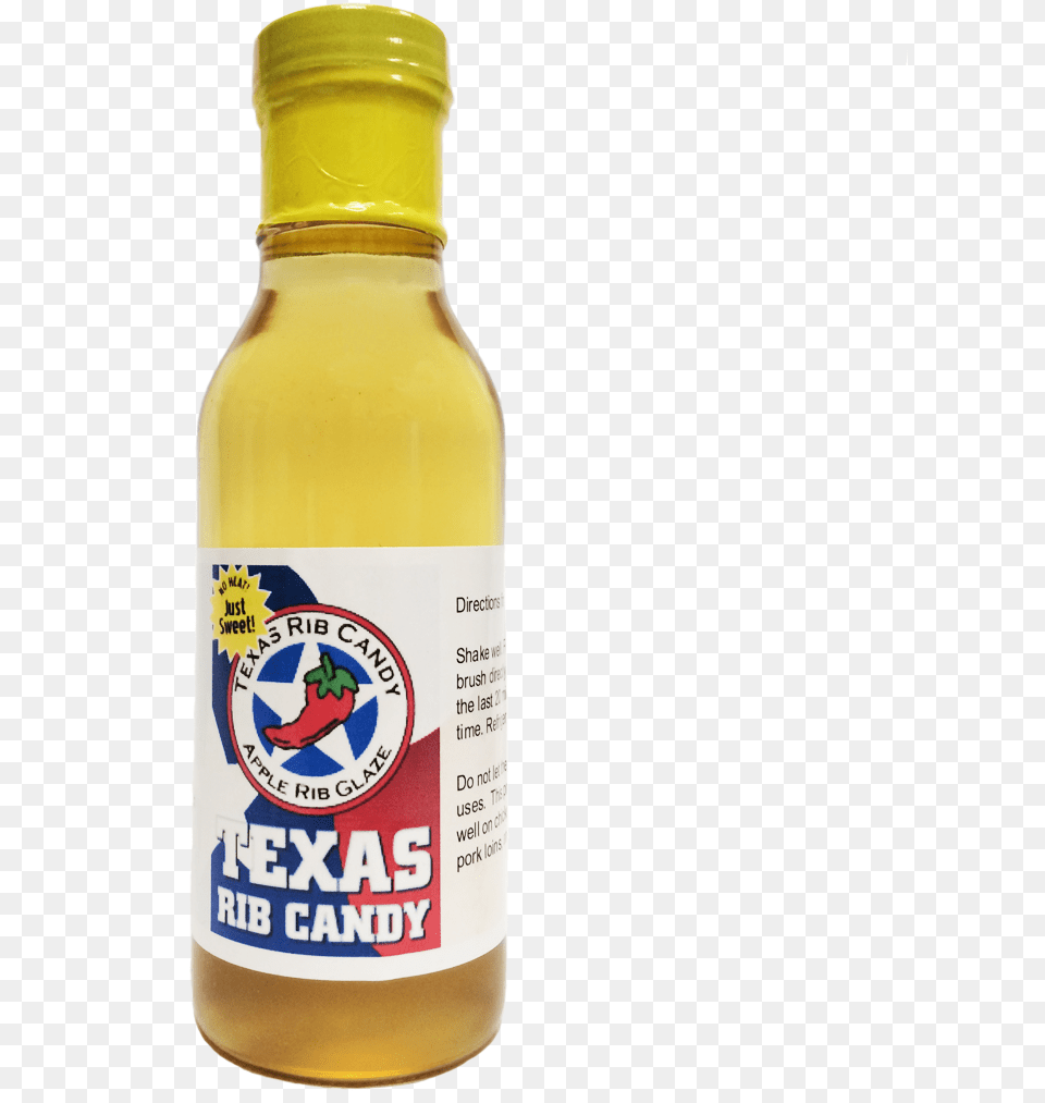 Texas Rib Candy Apple Sauce Glass Bottle, Alcohol, Beer, Beverage, Food Png Image