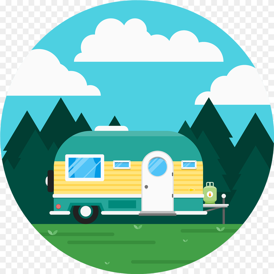 Texas Rv And Car Care Rv Camping Icon, Transportation, Van, Vehicle, Bulldozer Free Png