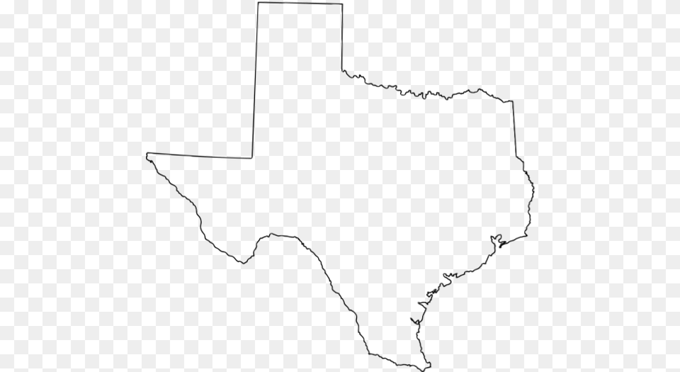 Texas Shape Outline, Chart, Plot Free Png Download