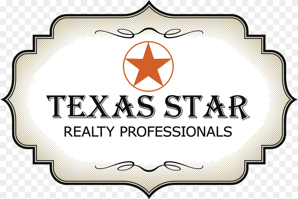 Texas Star Realty Professionals Real Estate Services For Label, Logo, Symbol Free Png
