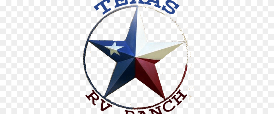 Texas Star Rv Ranch Star With Texas Flag, Star Symbol, Symbol, Logo Free Transparent Png