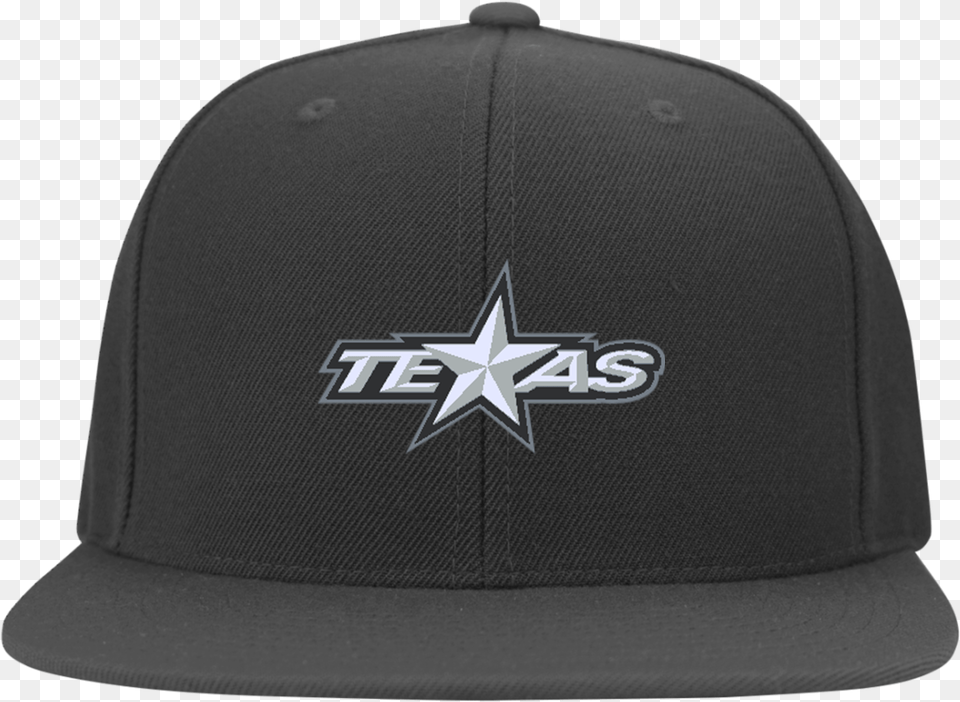 Texas Stars Flat Bill Twill Flexfit Cap Texas Stars, Baseball Cap, Clothing, Hat, Helmet Free Png