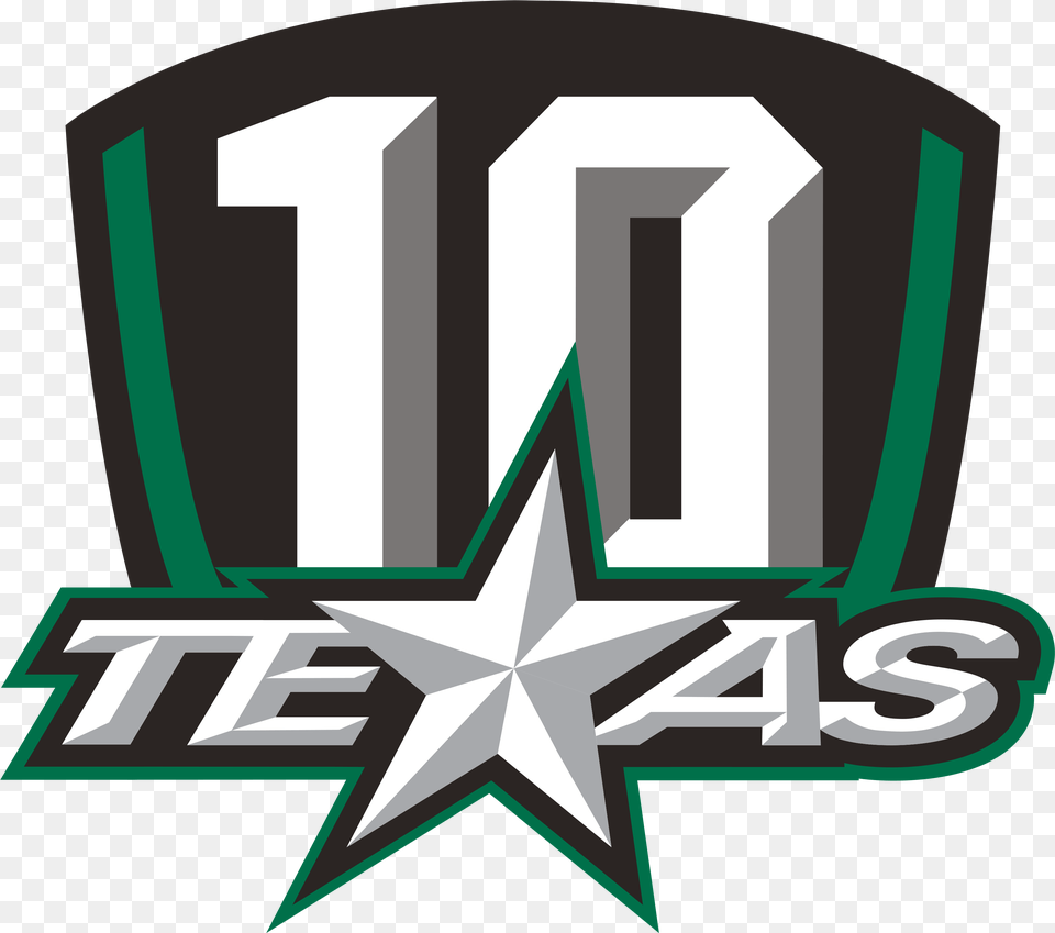 Texas Stars Logo 10th Anniversary Logo Design Clipart Texas Stars 10th Anniversary, Symbol Free Transparent Png
