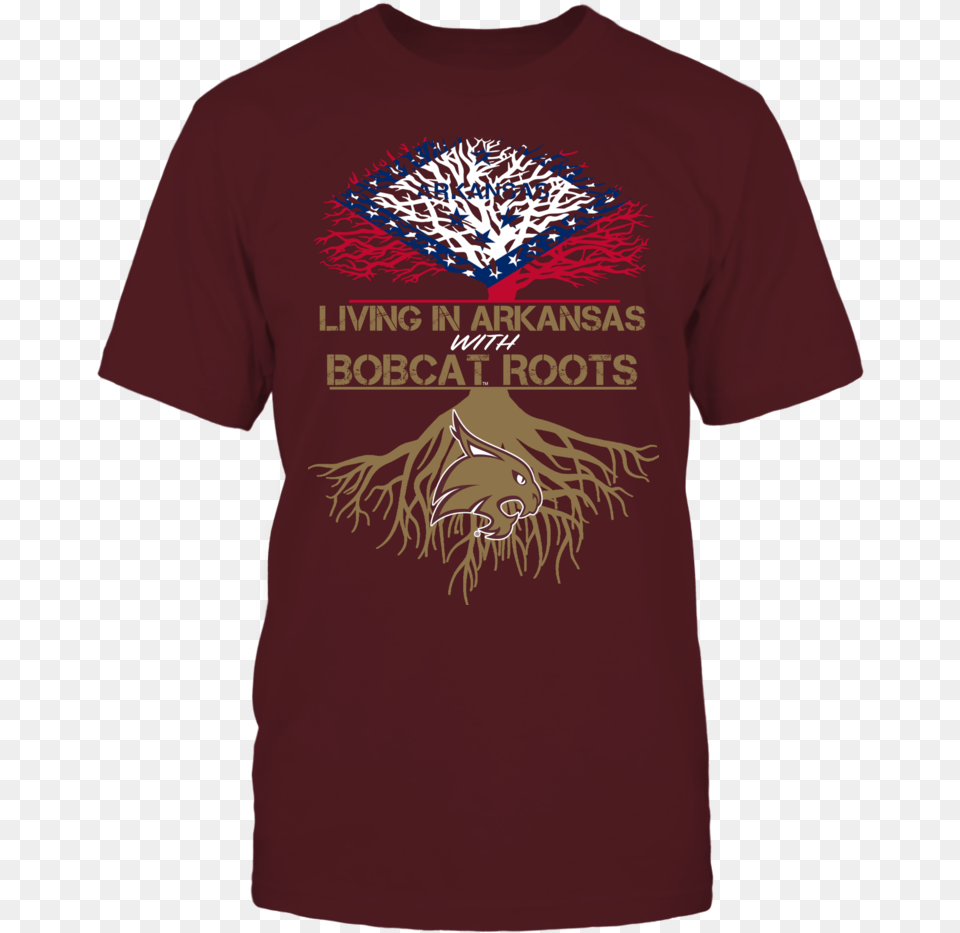 Texas State Bobcats, Clothing, Maroon, T-shirt, Shirt Free Png Download