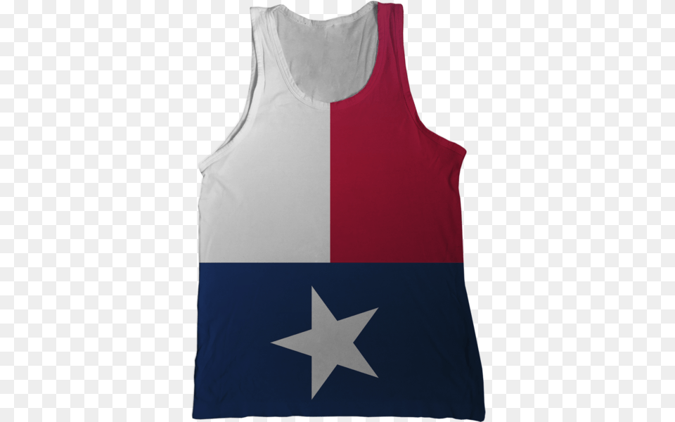 Texas State Flag Tank Top Active Tank, Clothing, Vest, Tank Top Png Image