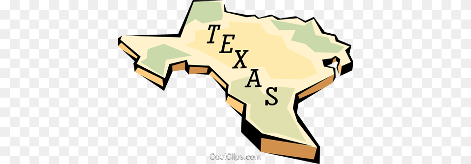 Texas State Map Royalty Vector Clip Art Illustration, Chart, Plot, Diagram, Dynamite Free Png Download