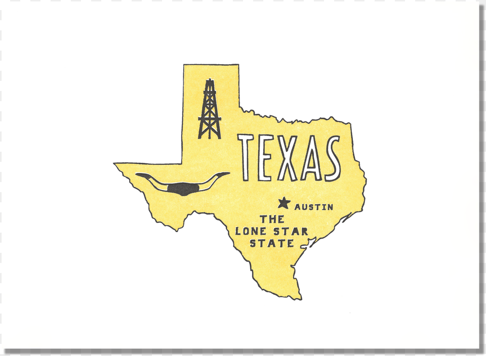 Texas State Print Map, Chart, Plot, Logo, Atlas Png Image