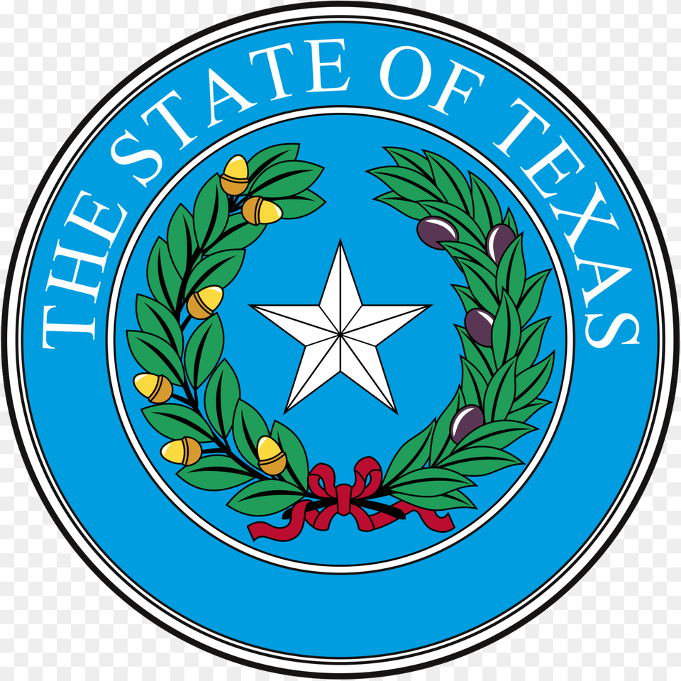 Texas State Seal 2018, Symbol, Emblem, Logo, Badge Free Png Download