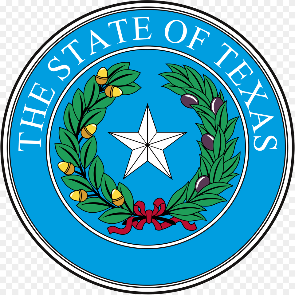 Texas State Seal 2018, Symbol, Emblem, Logo, Badge Free Png Download