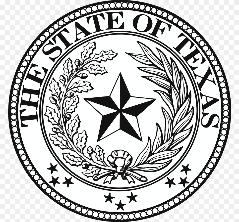 Texas State Seal, Emblem, Symbol, Logo Png