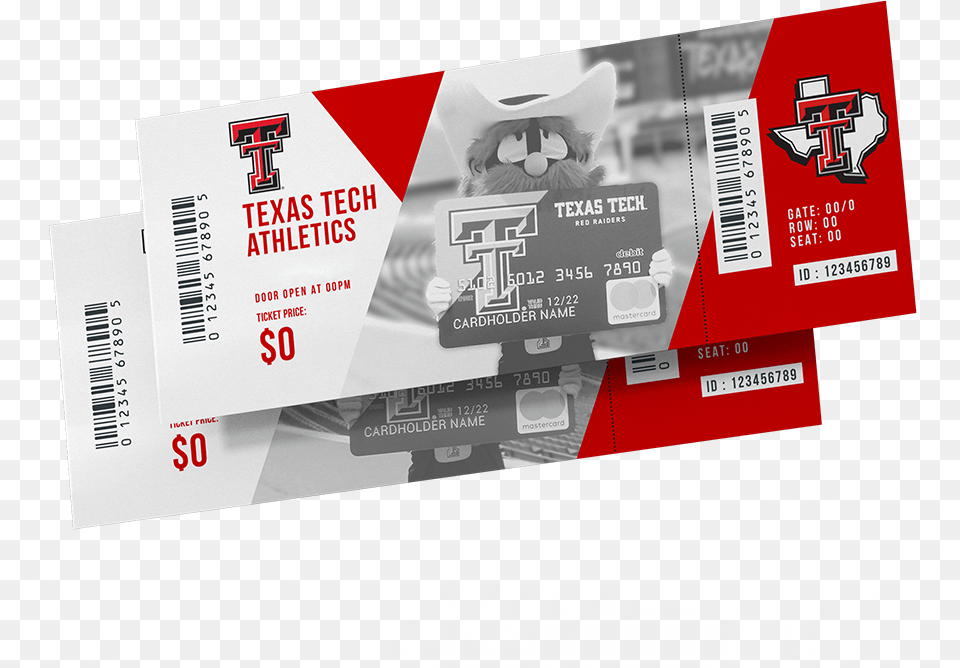 Texas Tech, Paper, Text, Person, Ticket Png Image