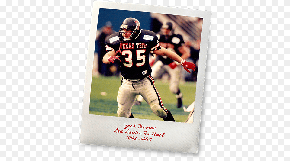 Texas Tech Football Zach Thomas 1992, Adult, Person, People, Man Free Png Download