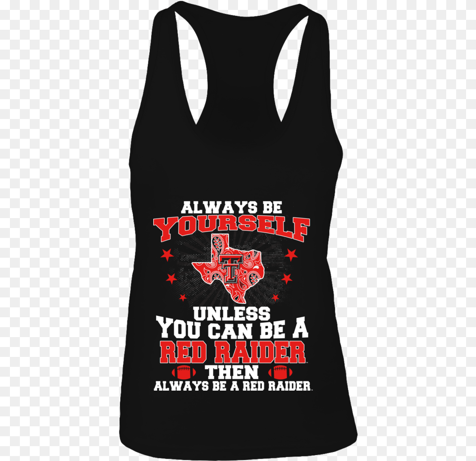 Texas Tech Red Raiders Be A Fan Paisley State Map Shirt Oklahoma Sooners Football, Clothing, Tank Top, T-shirt Free Png