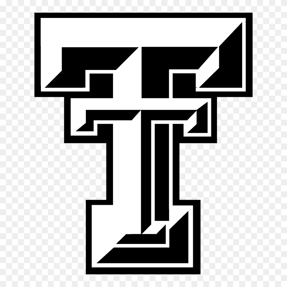 Texas Tech Red Raiders Logo Vector, Stencil, Cross, Symbol, Text Free Transparent Png
