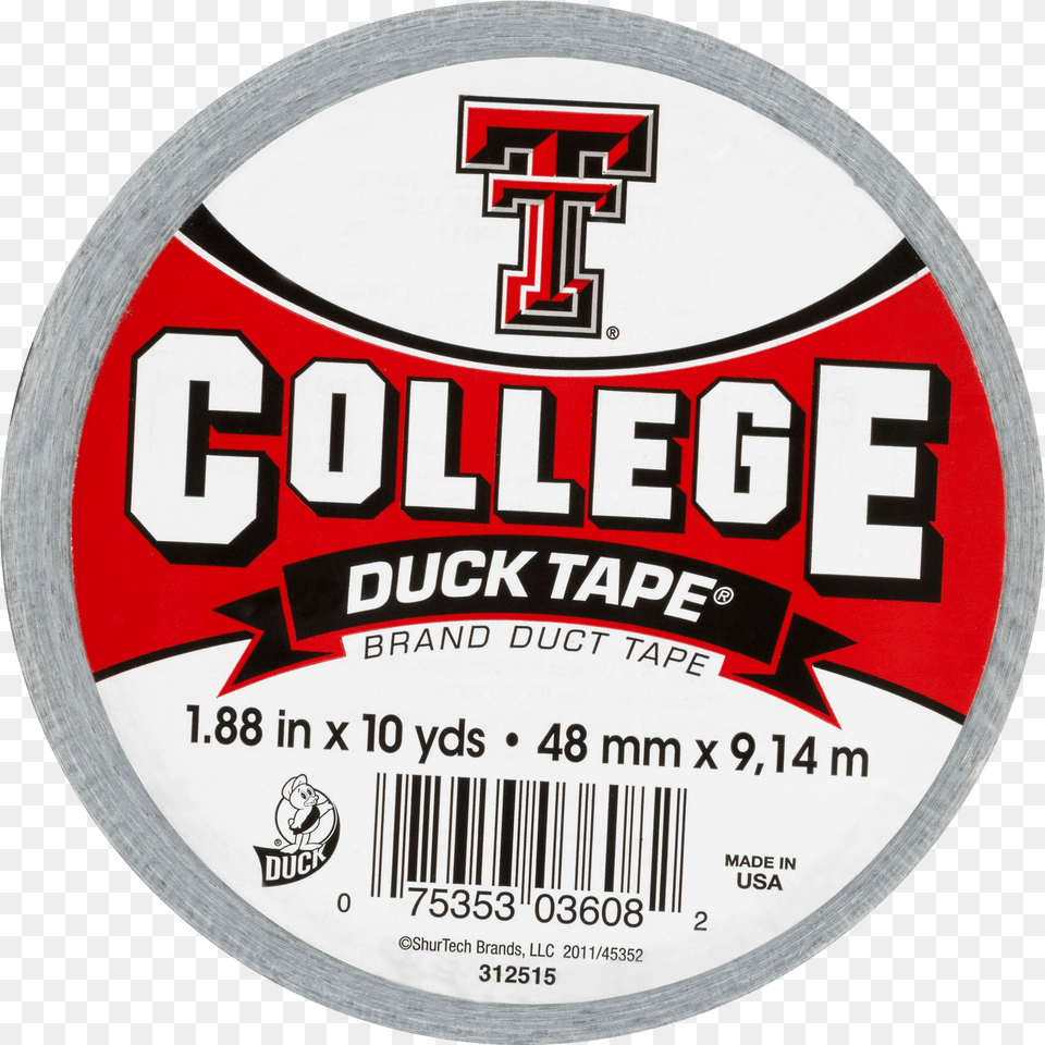 Texas Tech University, Sticker, Text, Can, Tin Free Png Download