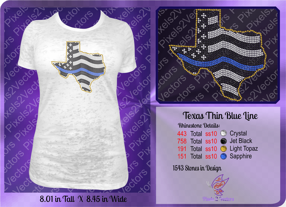 Texas Thin Blue Line Sewing Machine, Clothing, Shirt, T-shirt, Blouse Free Png