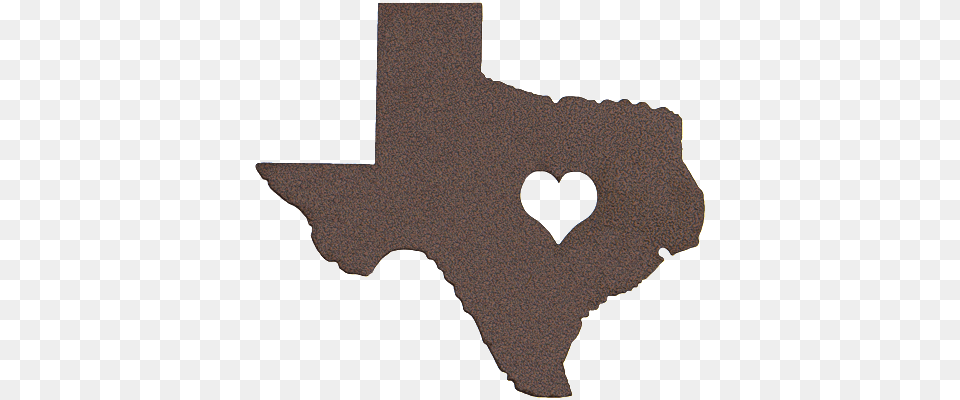 Texas With Heart Wall Sign, Symbol Free Transparent Png