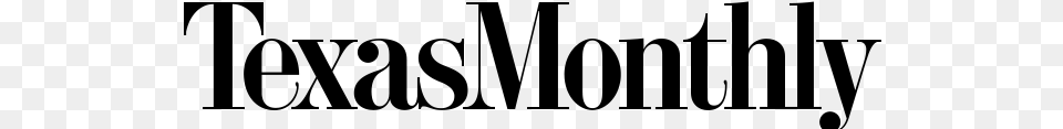 Texasmonthly Isolated Texas Monthly Magazine Logo, Gray Png Image