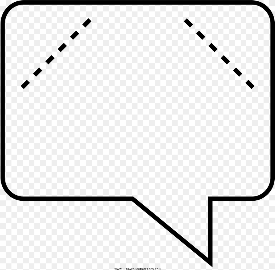 Text Bubble Coloring, Gray Free Png
