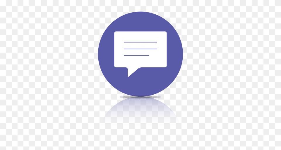 Text Bubble Shadow Icon Png Image