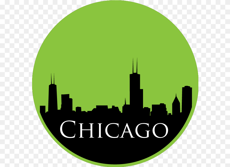 Text Chicago Skyline Chicago Skyline Decal Chicago, City, Green, Logo Png
