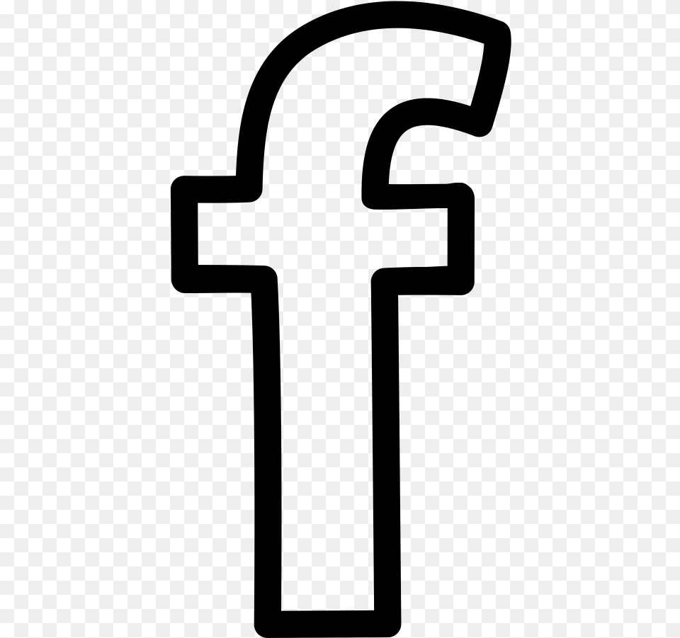 Text Clipart Facebook Computer Icons Logo White Facebook Icon, Gray Png Image