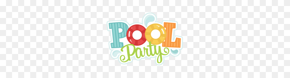 Text Clipart Swimming Pools Logo Pool Party Clip Art, Food, Sweets, Disk Png