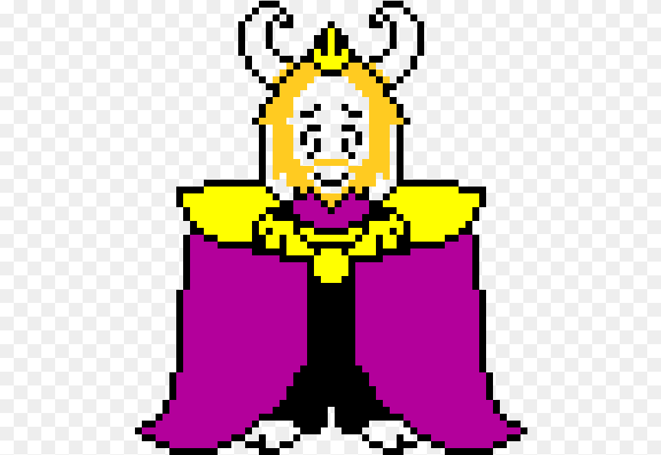 Text Clipart Undertale Toriel Pixel Art Asgore Undertale, Purple, Cross, Symbol, Clothing Free Transparent Png