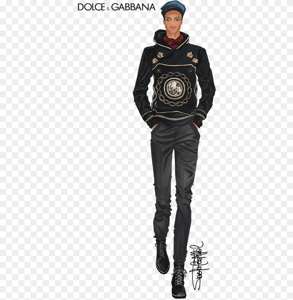 Text Dolce And Gabbana, Long Sleeve, Clothing, Coat, Sleeve Free Transparent Png
