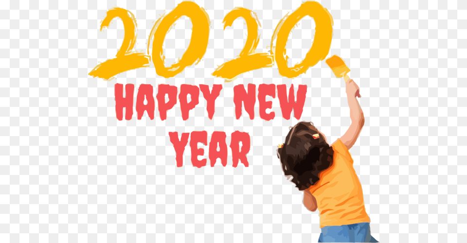 Text Font Happy For New Year 2020 Happy New Year 2020 Hd Wallpaper Clothing, T-shirt, Boy, Child Free Png Download