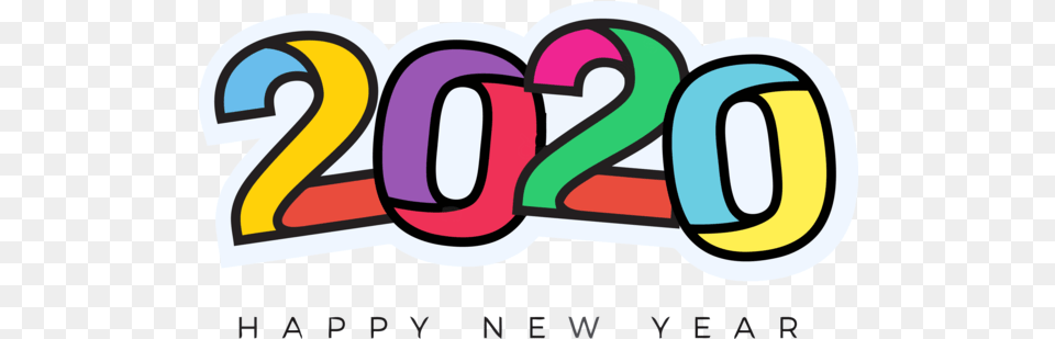 Text Font Line For Happy 2020 Countdown, Logo, Art, Lawn, Lawn Mower Free Png