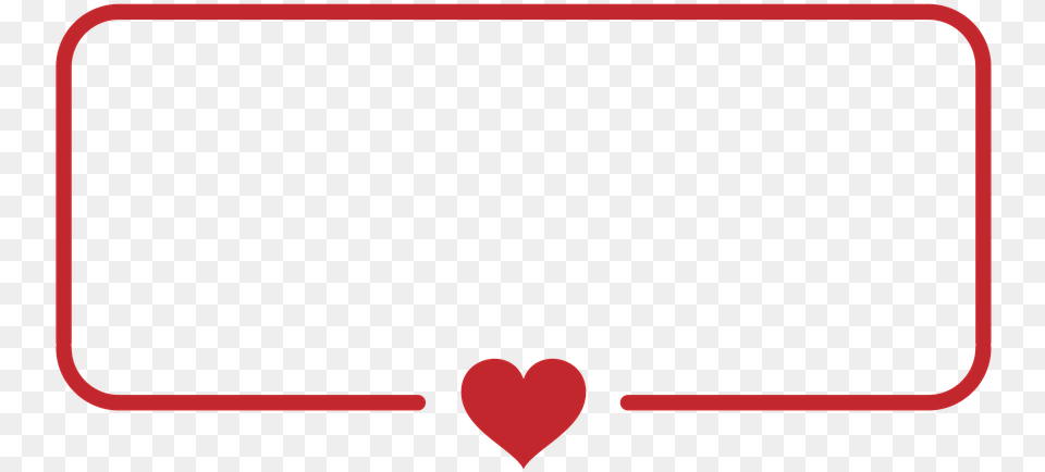 Text Frame Heart, White Board Free Png Download