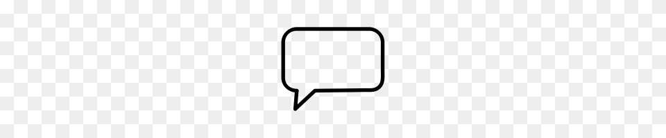 Text Message Bubble Image, Gray Png