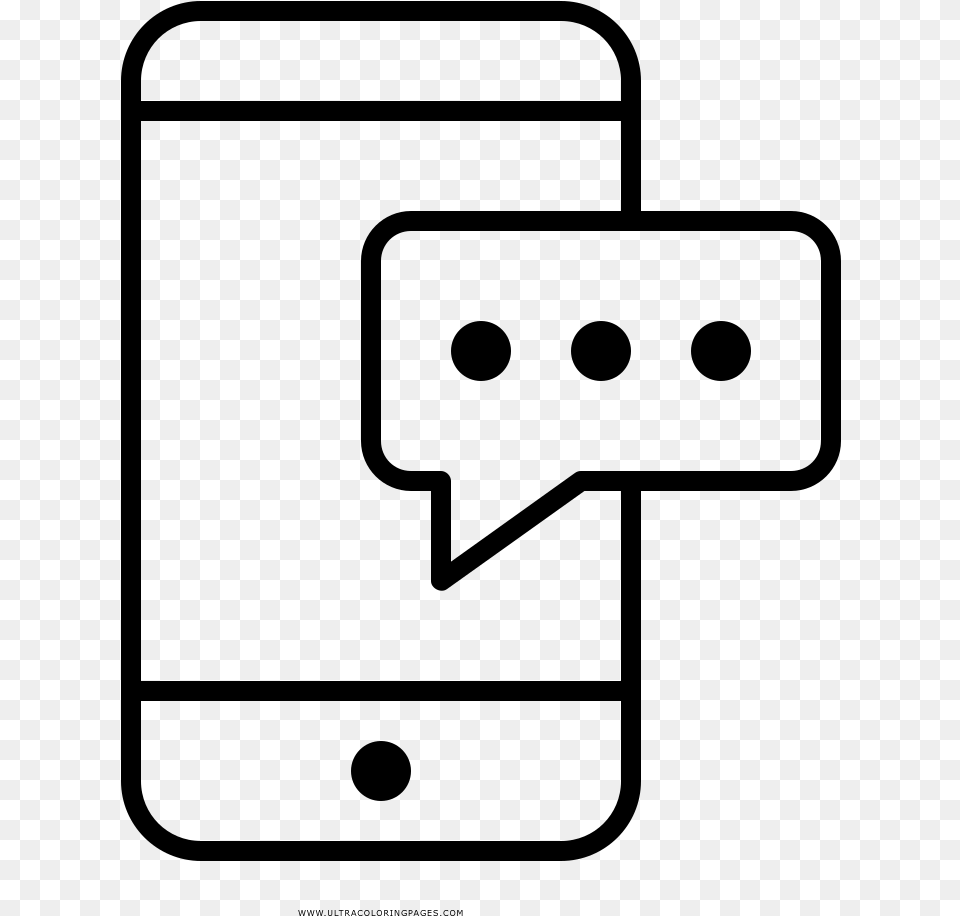 Text Message Coloring, Gray Free Png